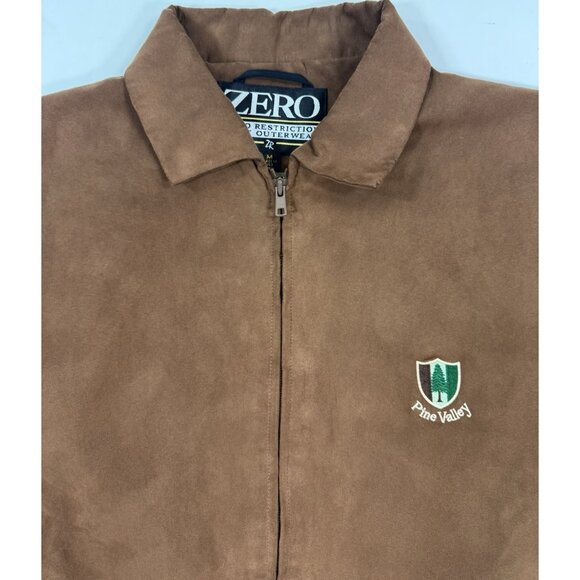 Zero Restriction Mens Jacket Size Medium Pine Valley Golf Club USA Microfiber - Picture 1 of 12